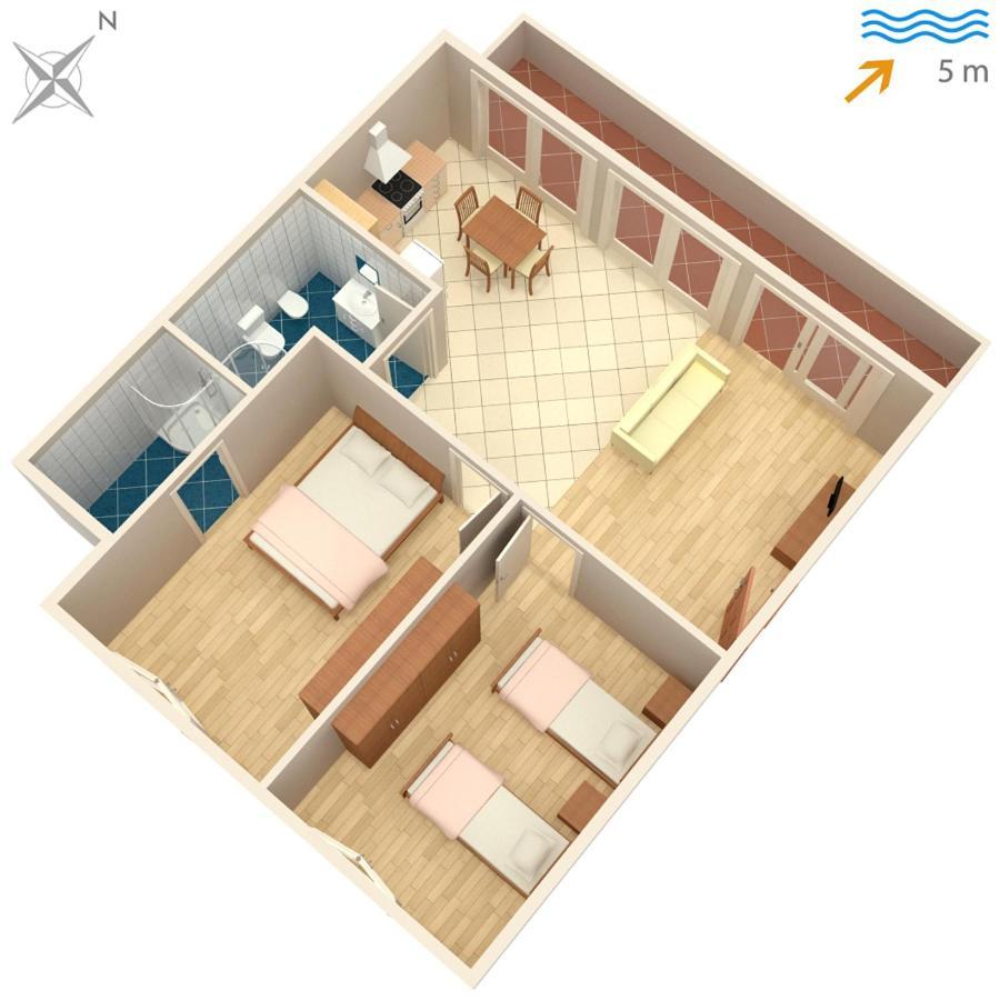 Apartments By The Sea Tkon, Pasman - 686 외부 사진
